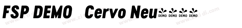 FSP DEMO   Cervo Neu字体转换